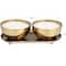 White Wax Egyptian Mint Scented Candle Set with Gold Hammered Containers and Oval Holding Tray